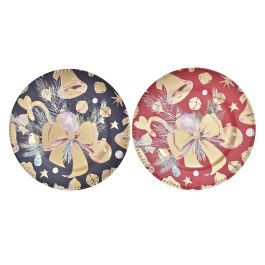 DKD Home Decor Centro de Mesa Navidad Moderna Negro Rojo 33 x 2 x 33 cm Precio: 25.4999998. SKU: B1EP935HRV