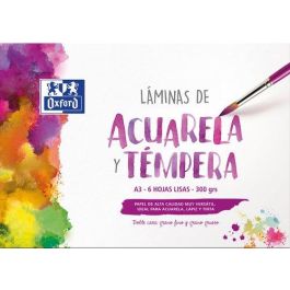 Oxford Láminas Para Pintura Acuarela Y Témpera 6H 300 gr A3 Liso Blanco Precio: 4.68999993. SKU: B1A2LHJVZH