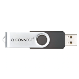 Q-connect Memoria USB Flash 64 GB 2.0 Negra