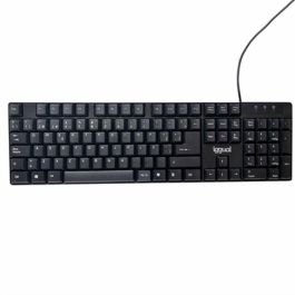 Teclado iggual CK-FRAMELESS-105T Negro Precio: 8.49999953. SKU: S0232398