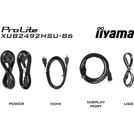 iiyama Monitor ProLite XUB2492HSU-B6 23.8" FHD IPS 100Hz 0.4ms Negro