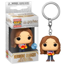 FUNKO Llavero Pocket POP Harry Potter Holiday Hermione Exclusive