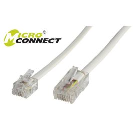MicroConnect Cable RJ11-RJ45, Male/Male, White, 1.0m Precio: 2.50000036. SKU: B12MR89WFN