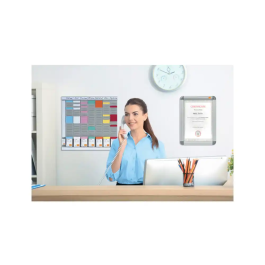 Nobo Panel Planning T-Card Metálico 54 Ranuras 955 mm