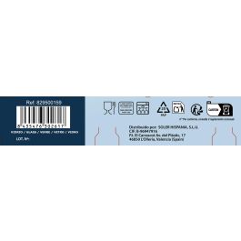 La Mediterranea Set 2 Tazas Café con Leche 21 cl Napoli Lineal (36 Cajas)