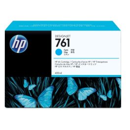 HP Cartucho Tinta DesignJet 761 Cian 400 mL Tinta a base de colorante