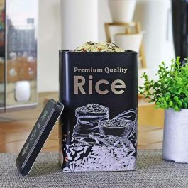 Quttin Bote de Metal para Arroz, 12 x 8 x 19 cm (12 Unidades)