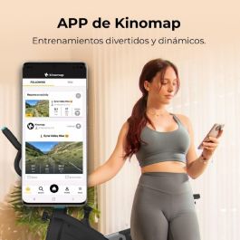 Cecotec DrumFit Indoor 24000 Race Sprint Bicicleta de Ejercicio Ciclo Indoor 24kg Volante de Inercia Compatible Kinomap