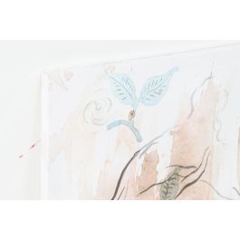 DKD Home Decor Cuadro Neoclásico Abstracto Beige 50x70x1.8 cm, Lienzo y MDF, Pack de 2 Unidades