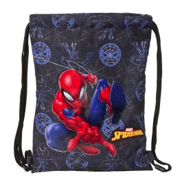 Bolsa Mochila con Cuerdas Spider-Man Attack Negro 26 x 34 x 1 cm