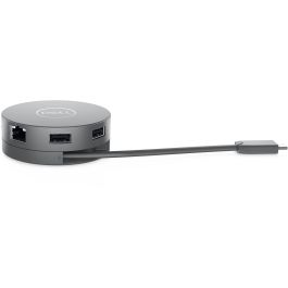 Dell DA310 Adaptador Móvil USB-C 7-en-1 Compacto con 2x USB-A 3.2 Gen2, USB-C 3.2 Gen2, RJ-45, DisplayPort, HDMI, VGA, 90W Power Pass-Through