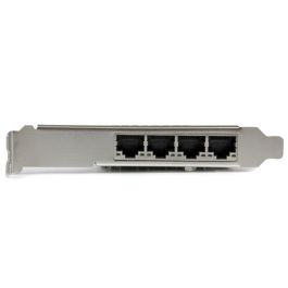 Startech Tarjeta de Red Ethernet PCIe Gigabit 1000/100/10 Mbps, 4 Puertos RJ45, Chipset Intel I350-AM4, Compatible con PXE y Virtualización
