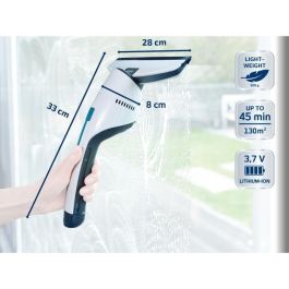 LEIFHEIT 51030 - Juego de aspirador de ventanas Nemo - Depósito de 60ml - Autonomía de 45min - IPX7 - Diseño ergonómico y delgado - Resistente al agua LEIFHEIT 51030 - Juego de aspirador de ventanas Nemo - Depósito de 60ml - Autonomía de 45min - IPX7 - Diseño ergonómico y delgado - Resistente al agua