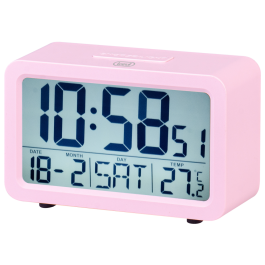 Trevi SLD 3P60 Reloj despertador digital Rosa con función Snooze, Calendario, Termómetro y Retroiluminación, Pilas AA Precio: 11.58999952. SKU: B19ZRJ7V95