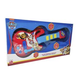 Guitarra infantil paw patrol electronica con melodías y luces 44,5x5x16 cm