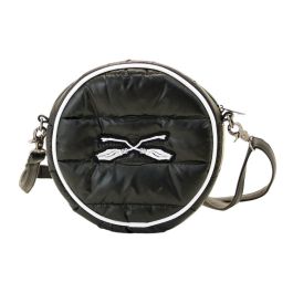 Harry Potter Bolso Redondo Padding Negro - Acolchado, Correa Ajustable, 18.5x18.5x5 cm Harry Potter Bolso Redondo Padding Negro - Acolchado, Correa Ajustable, 18.5x18.5x5 cm