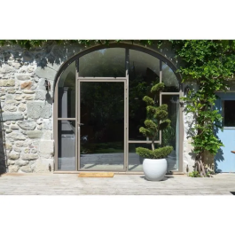 Eda Graphit Maceta Redonda Ø50cm Capacidad 46L Blanco Encalado