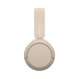 Sony WH-CH520 Auriculares inalámbricos con Micrófono Bluetooth Multipunto, 50h Batería, DSEE, Ligeros, Beige