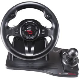 Subsonic SUB3701221702250 Volante de Carreras GS550 con Pedales, Palanca de Cambios, Vibraciones, Multiplataforma