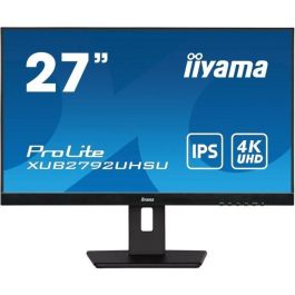 Iiyama ProLite XUB2792UHSU-B5 Monitor 27" 4K Ultra HD LED, 3840x2160 Pixeles, IPS, 100% sRGB, Altavoces Incorporados, Negro Iiyama ProLite XUB2792UHSU-B5 Monitor 27" 4K Ultra HD LED, 3840x2160 Pixeles, IPS, 100% sRGB, Altavoces Incorporados, Negro