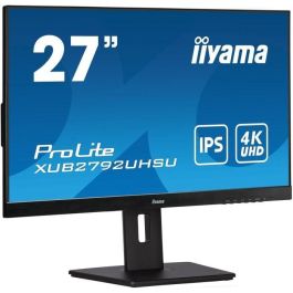 Iiyama ProLite XUB2792UHSU-B5 Monitor 27" 4K Ultra HD LED, 3840x2160 Pixeles, IPS, 100% sRGB, Altavoces Incorporados, Negro Iiyama ProLite XUB2792UHSU-B5 Monitor 27" 4K Ultra HD LED, 3840x2160 Pixeles, IPS, 100% sRGB, Altavoces Incorporados, Negro