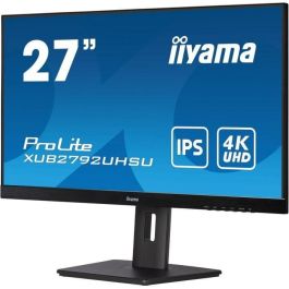 Iiyama ProLite XUB2792UHSU-B5 Monitor 27" 4K Ultra HD LED, 3840x2160 Pixeles, IPS, 100% sRGB, Altavoces Incorporados, Negro Iiyama ProLite XUB2792UHSU-B5 Monitor 27" 4K Ultra HD LED, 3840x2160 Pixeles, IPS, 100% sRGB, Altavoces Incorporados, Negro