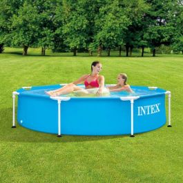 INTEX - PISCINA CON MARCO METÁLICO REDONDO TUBULAR (Ø) 2,44 x (h) 0,51m