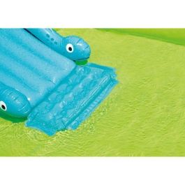 Zona de juegos hinchable - INTEX - Little Dino - 143 Litros - 2 años+ - 191 x 152 x 58 cm - Incluye: tobogán, fuente, dinosaurio hinchable