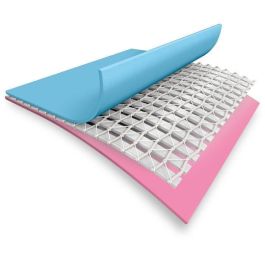 INTEX - Kit de piscina redonda con estructura metálica rosa - tubular - Ø xh: 2,44 x 0,76 m