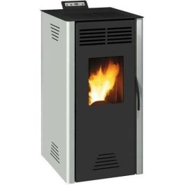 Estufa de pellets INVICTA Adrano - 7,3 kW - Eficiencia 88,7% - Gris Estufa de pellets INVICTA Adrano - 7,3 kW - Eficiencia 88,7% - Gris