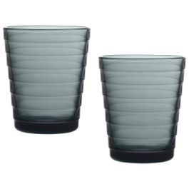 Set 2 Vasos 220 Ml Dark Grey Iittala (6 Unidades)