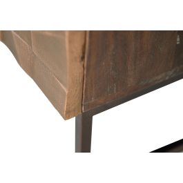 Giner y Colomer Mueble TV en Madera de Mango y Bronce Marrón, 140 cm