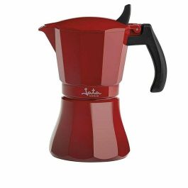 Cafetera Italiana JATA Cafetera de inducción roja vulcano Rojo Aluminio 6 Tazas (1 unidad) Precio: 21.6900002. SKU: S0442327