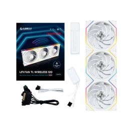 Lian Li Ventilador Caja Gaming Unifan TL120 Wireless White R Reverse Pack 3U Led ArgB 120x120 1900RPM Blanco Precio: 115.49999945. SKU: B18FBMJR2Q