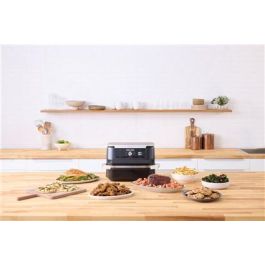 Ninja AF500EU Freidora de Aire Caliente Doble 10.4L para 8 personas