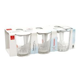 Bormioli Rocco Saboya Set 6 Vasos Bajos de Vidrio Templado Transparente 25 cL