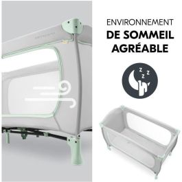 Hauck HAU1731647250787 Cuna de viaje Sleep N Play Go Plus 60x120 cm desde el nacimiento, Plegable con Ruedas - Dusty Mint