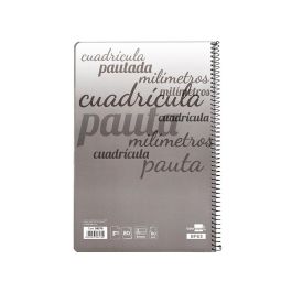 Cuaderno Espiral Liderpapel Folio Pautaguia Tapa Blanda 80H 75 gr Cuadro Pautado 5 mm Con Margen Colores Surtidos 8 unidades