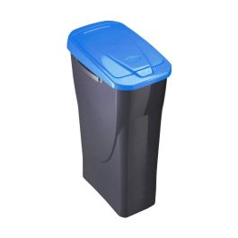 Mondex Cubo de Basura Ecobin con Tapa Azul de 15 L, Negro/Azul, Polipropileno, 21.5 x 31 x 42 cm Precio: 10.69000031. SKU: S7914508