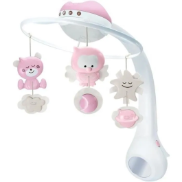 Infantino INF1695997158526 Móvil Musical y Proyector Dulce Noche 3 en 1 Rosa Precio: 48.50000045. SKU: B1BW5HAP7R