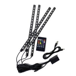 Occ Sport OCCLED11 Luz LED Ambiente para Automóvil, Kit con Mando a Distancia, Colores RGB al Ritmo de Música, USB, 4 Tiras Precio: 19.79000012. SKU: B1GK4V3ZDG