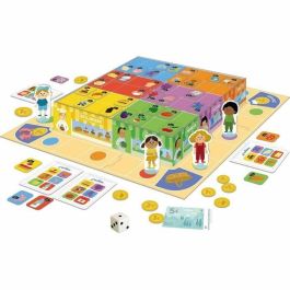 Nathan Jeux AUC1707427616590 Juego de Mesa Estoy Comprando Juego de Carreras con 6 Tiendas y 15€ para Gastar