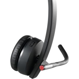 Logitech H820e Auriculares Inalámbricos Mono para Oficina/Centro de Llamadas Diadema con Micrófono Negro