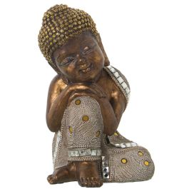 Figura Decorativa Alexandra House Living Blanco Dorado Plástico Buda 15 x 16 x 24 cm Precio: 40.88999948. SKU: B1DGR4ANPY