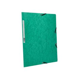 Carpeta Q-Connect Gomas Kf02168 Carton Simil-Prespan Solapas 320x243 mm Verde