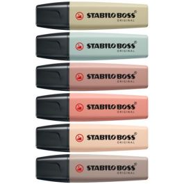 Stabilo Marcador Boss Original Naturecolors Colores Surtidos Estuche 6 Ud