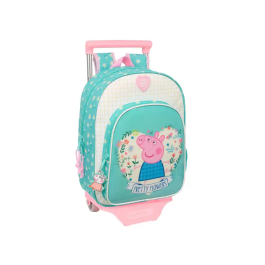 Mochila Escolar con Ruedas Peppa Pig Pretty flowers Amarillo Menta 26 x 11 x 67 cm 26 x 34 x 11 cm Precio: 24.50000014. SKU: B1JCCSZMZ7