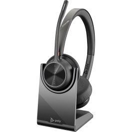 Poly Voyager 4320 Auriculares Inalámbricos Bluetooth Negro Estéreo para Microsoft Teams y Zoom