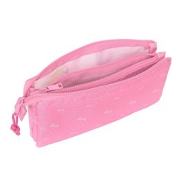 Portatodo Triple Barbie Girl Rosa 22 x 12 x 3 cm