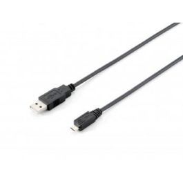 Equip Cable Usb 2.0 Tipo A Macho a Micro Tipo B Macho Doble Blindado Negro para Smart Phones Carga y Transferencia de Datos Precio: 4.88999962. SKU: S7817139
